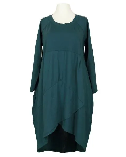 Sweatkleid Ballonform in petrol von Spaziodonna