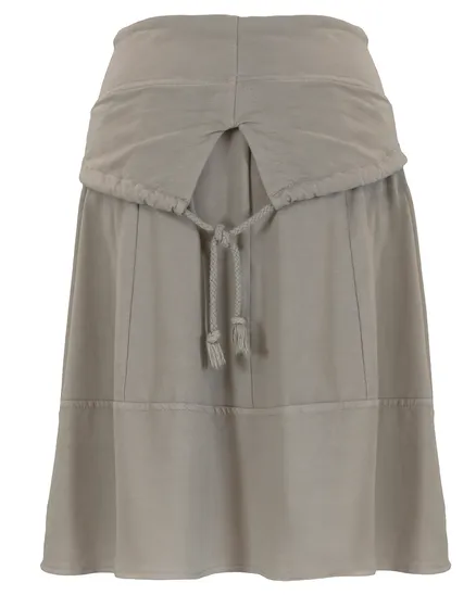 Sweatrock Jersey in taupe von Made in Italy