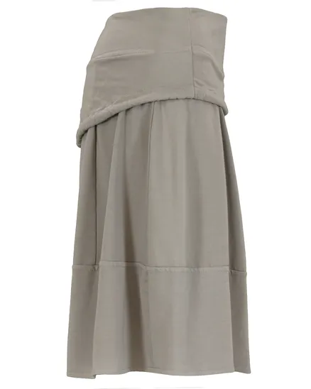 Sweatrock Jersey in taupe von Made in Italy