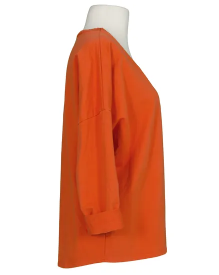 Sweatshirt mit Print in orange von Michelle