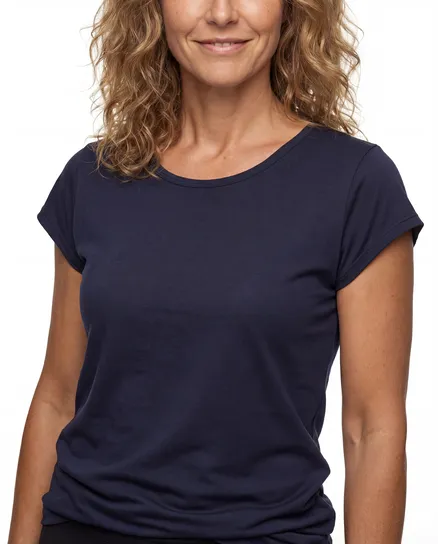 T-Shirt Baumwolle in blau von Made in Italy