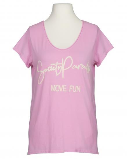 T-Shirt Baumwolle in rosa von Made in Italy