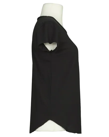 T-Shirt Baumwolle in schwarz von Made in Italy