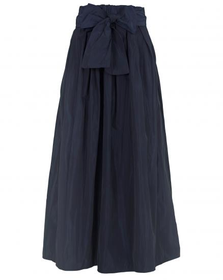 Taftrock Maxi in blau von Made in Italy