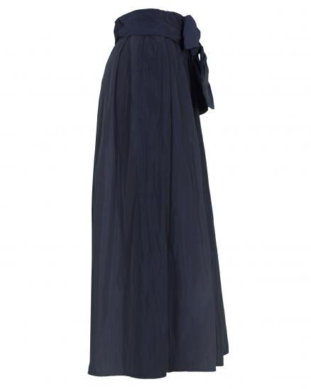 Taftrock Maxi in blau von Made in Italy