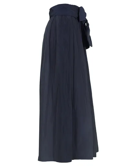 Taftrock Maxi in blau von Made in Italy