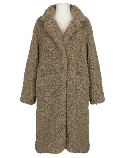 Teddymantel in braun von Made in Italy