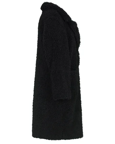 Teddymantel in schwarz von Made in Italy