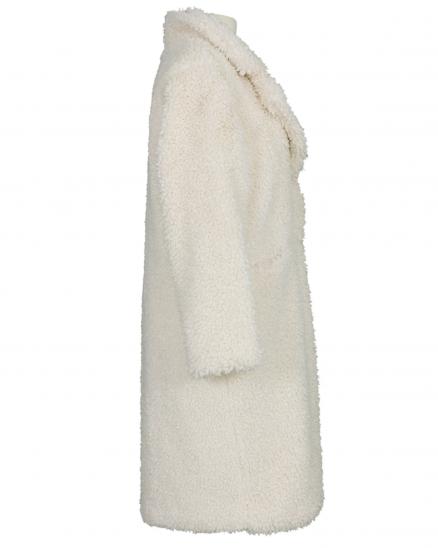 Teddymantel in wollweiss von Made in Italy