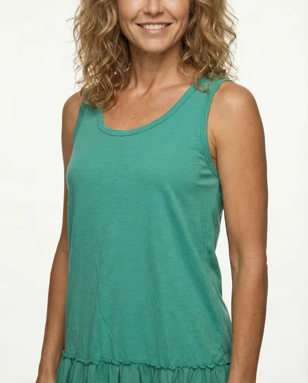 Top Baumwolle in gr�n von Hello Moda