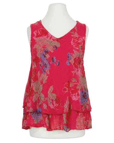 Top Lagenlook in rot von Diana