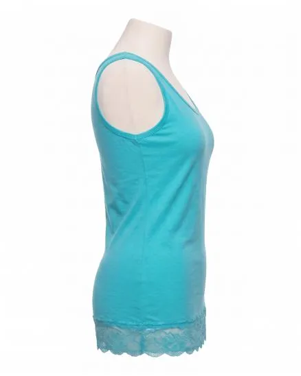 Top mit Spitze in t�rkis von RESTART