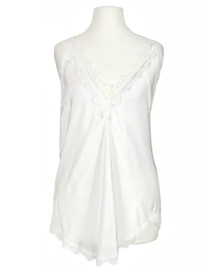 Top mit Spitze in wei� von Made in Italy