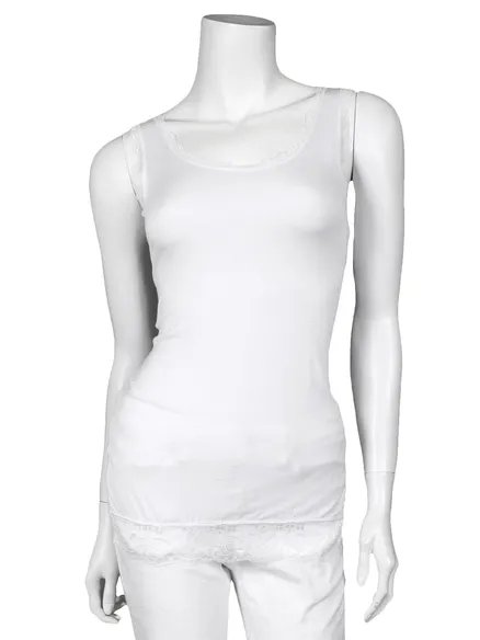 Top mit Spitze in wei� von Pronto
