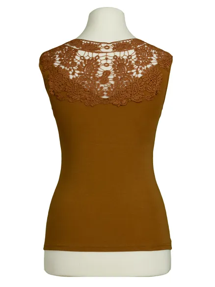 Top Spitze in curry von My Design