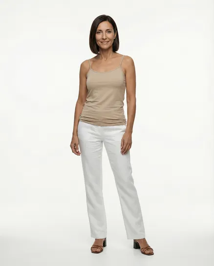 Top Viskose in beige von Rosa Fashion