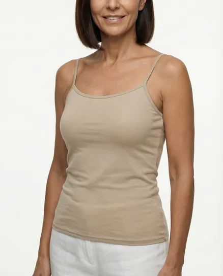 Top Viskose in beige von Rosa Fashion