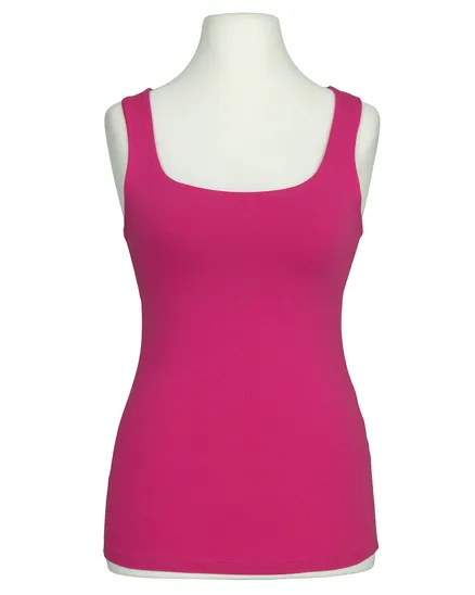Top Viskose in pink von Made in Italy