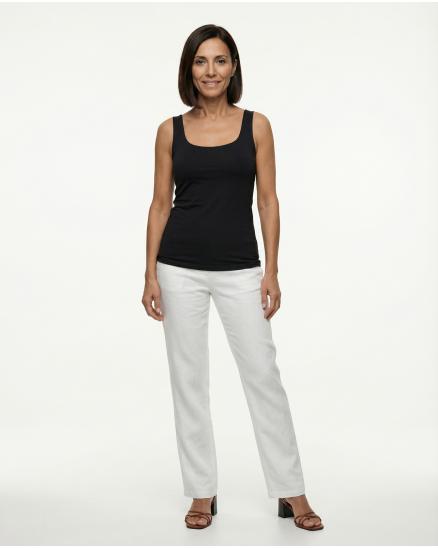 Top Viskose in schwarz von Made in Italy