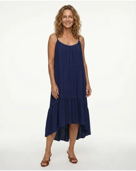 Tr�gerkleid in blau von Made in Italy
