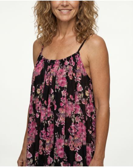 Tr�gerkleid Floral in schwarz von Diana