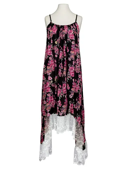 Tr�gerkleid Floral in schwarz von Diana