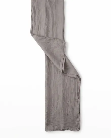 Tuch mit Seide in braun von fashion made in italy