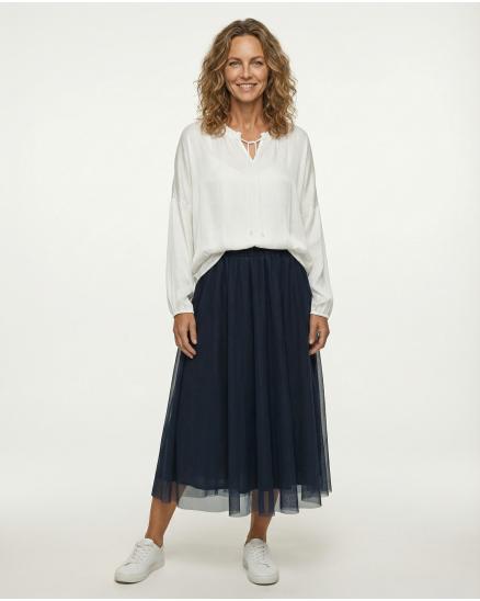 T�llrock in dunkelblau von Made in Italy