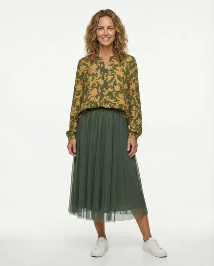 T�llrock in khaki von Made in Italy