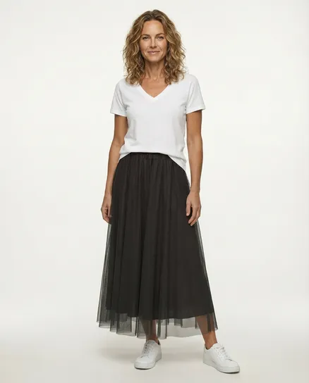 T�llrock in schwarz von Made in Italy
