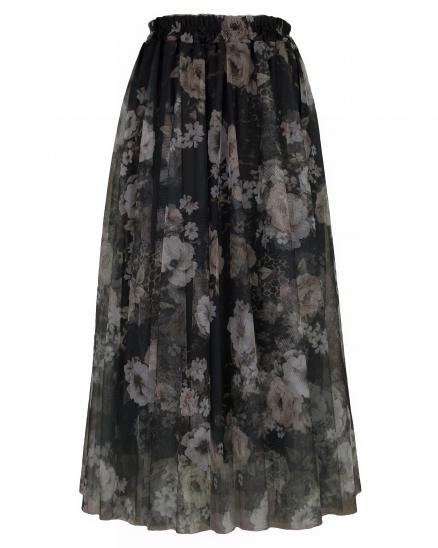Tllrock Blumenmuster in schwarz von Made in Italy