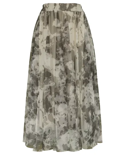 T�llrock Cloud Print in braun von Made in Italy