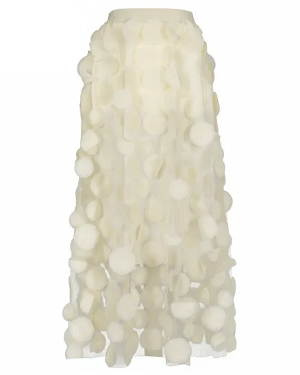 T�llrock Dots in creme von Made in Italy