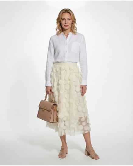 T�llrock Dots in creme von Made in Italy