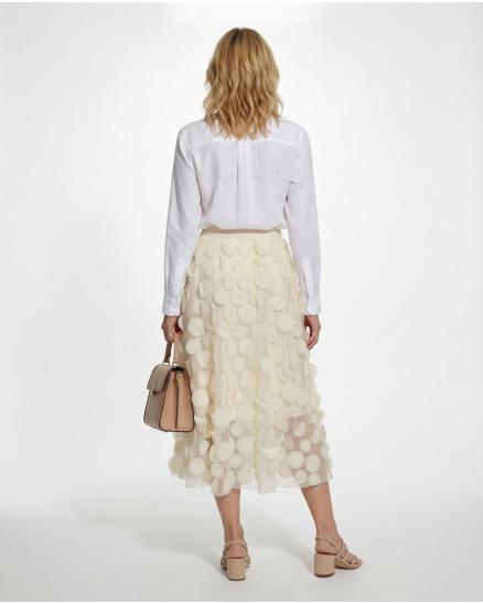 T�llrock Dots in creme von Made in Italy