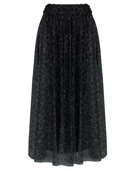 Tllrock Leopardenmuster in grau von Made in Italy