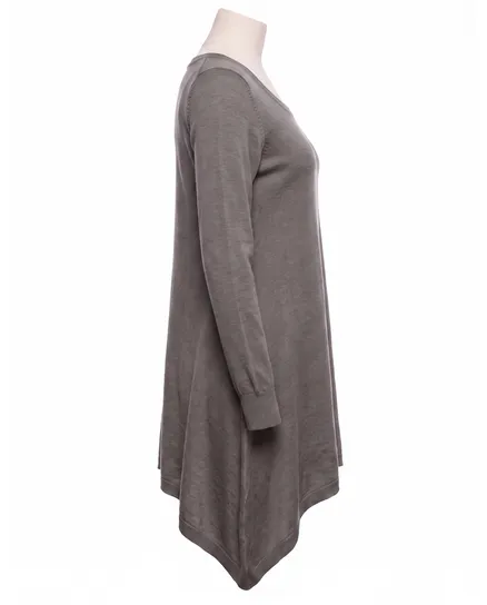 Tunika Pullover in grau von Spaziodonna