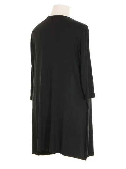 Tunika Shirt mit T�ll in schwarz von CN-G