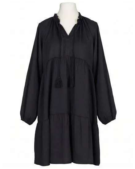 Tunika A-Linie in schwarz von Selected Touch