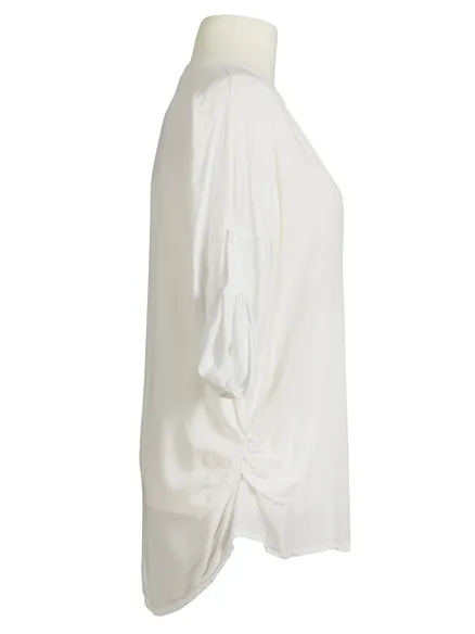 Tunika Bluse in wei� von RESTART