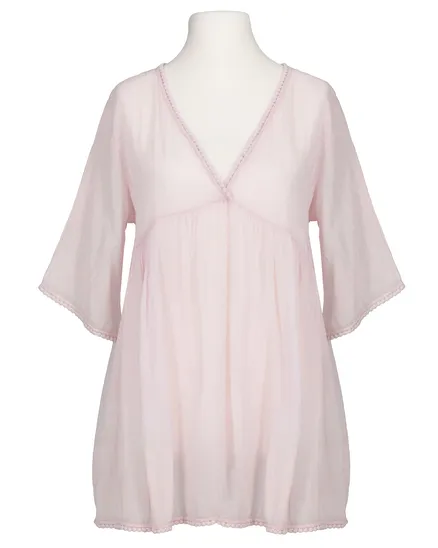Tunika Bluse Baumwolle in rosa von Monday Afternoon