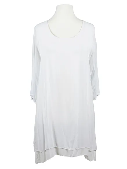 Tunika Bluse Lagenlook in wei� von RESTART