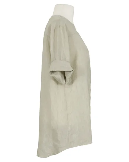 Tunika Bluse Leinen in beige von Puro Lino