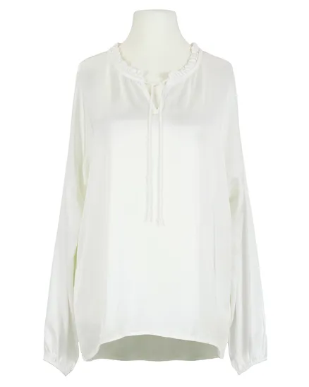 Tunika Bluse mit Seide in cremewei� von Selected Touch
