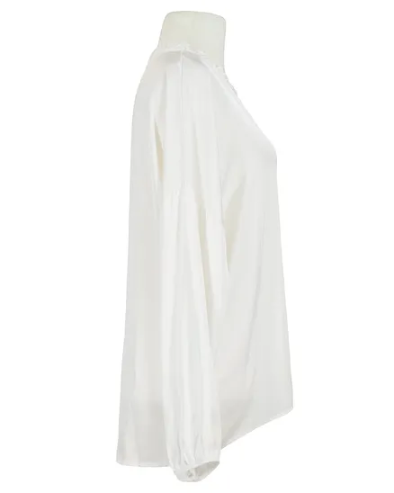 Tunika Bluse mit Seide in cremewei� von Selected Touch