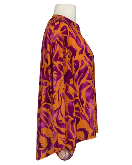 Tunika Bluse Ornamentprint in orange von Selected Touch
