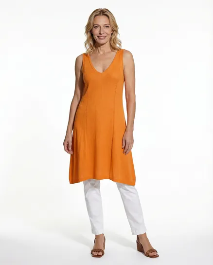 Tunika Chasuble in orange von Made in Italy