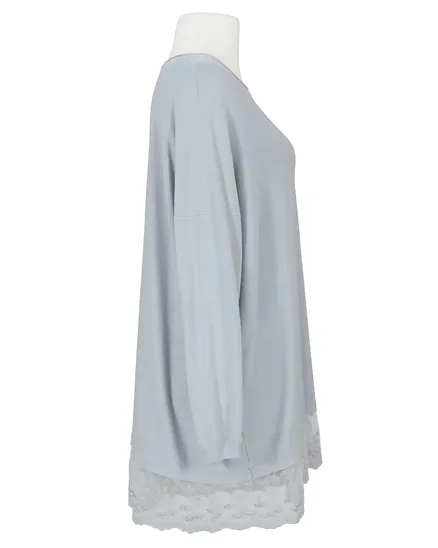 Tunika Feinstrick in grau von Spaziodonna