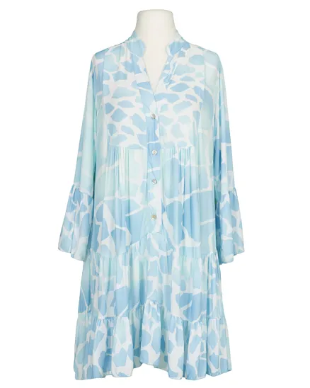 Tunika Giraffen Print in hellblau von H. Trend