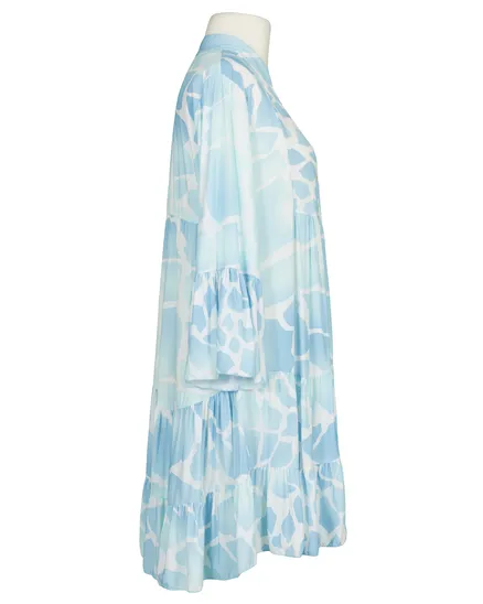 Tunika Giraffen Print in hellblau von H. Trend